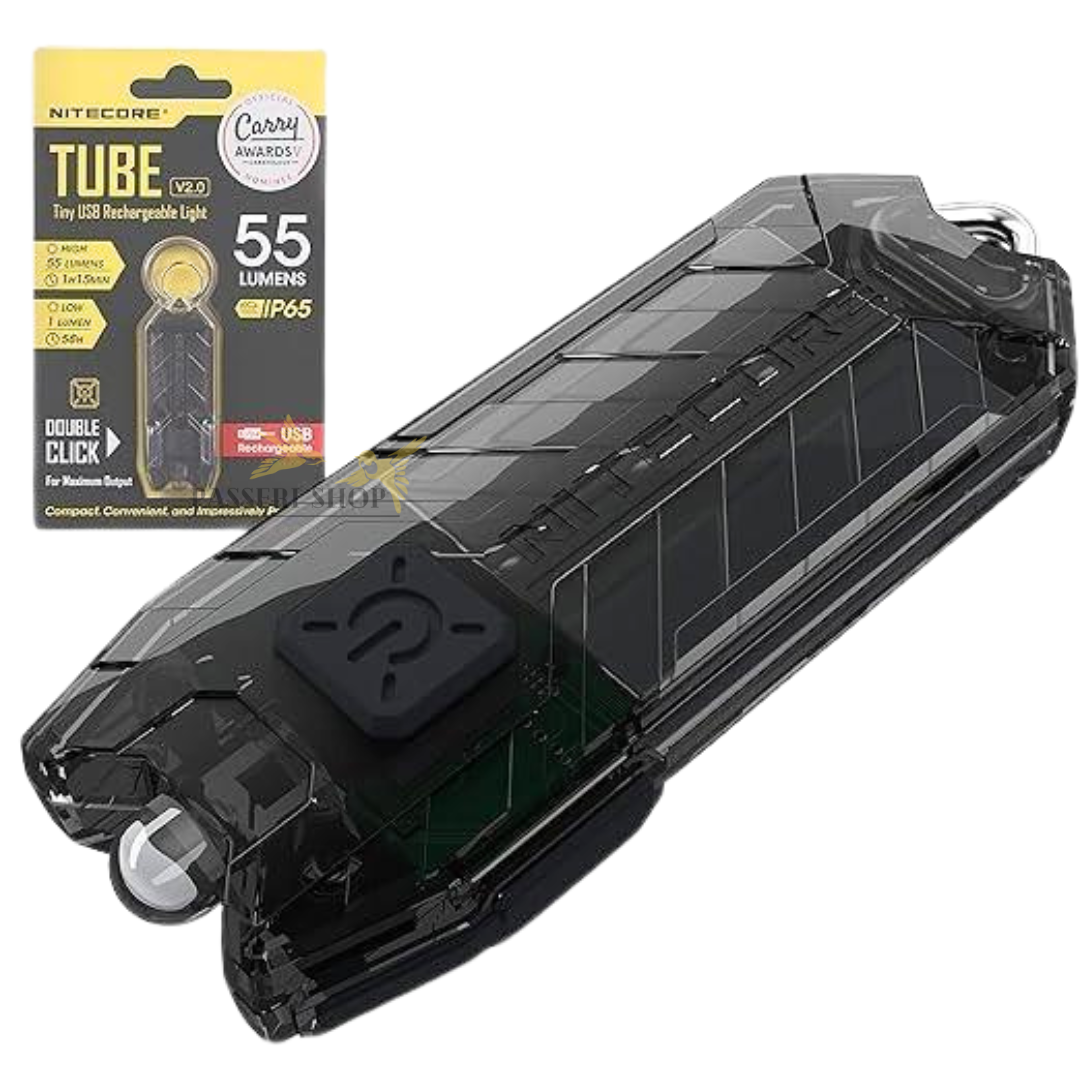 Mini lampe porte-clés noir 55 lumens - Nitecore