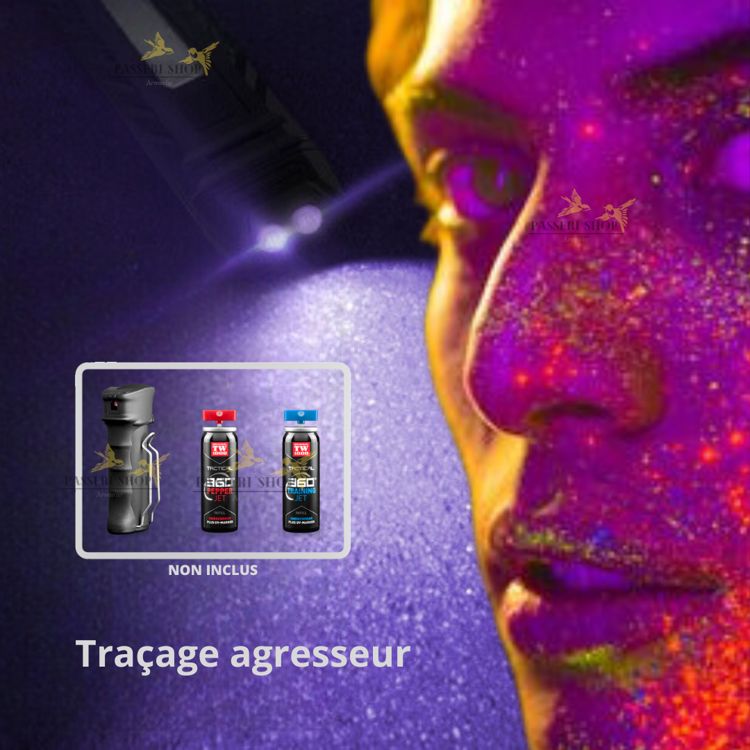 Mini lampe ultraviolet rechargeable porte-clés noir 500mW / 365nm - Nitecore