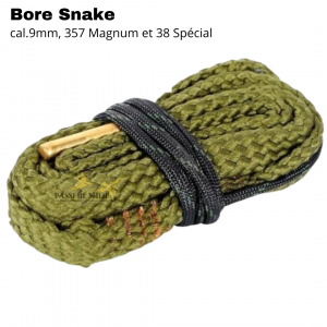 Cordon de nettoyage bore snake cal.9mm, 357 Magnum et 38 Spécial