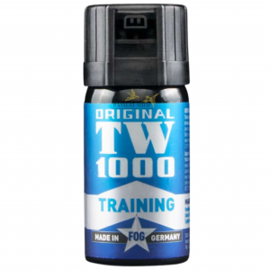 Bombe lacrymogène 40ml GAZ D'ENTRAINEMENT inoffensif - TW1000 (fabriqué en Allemagne)