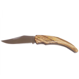 Couteau pliant en bois et acier