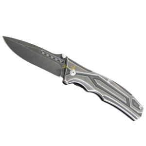 Couteau pliant en acier inoxydable avec clip métal