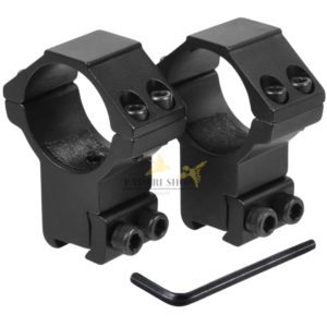 Paire de colliers de montage en alliage d'aluminium aéronautique haut rail 11mm et diamètre 30mm