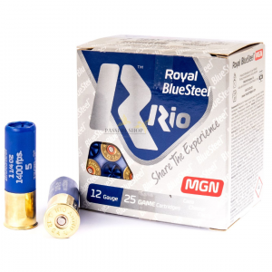Boîte de 25 cartouches bourre jupe d’acier cal.12/76 - Rio