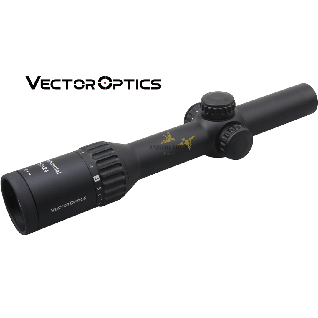 Lunette de battue Vector Optics Continental 1-8x24 ED SFP RET4 (ACCESSOIRES OFFERTS)