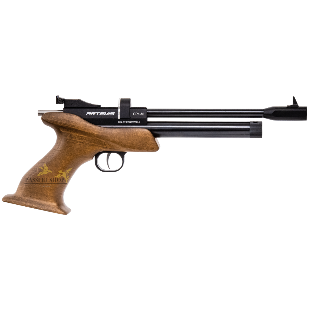 Pistolet à plombs en bois et acier 6 joules cal.5,5mm 9 coups CO2 - Snowpeak – Image 2