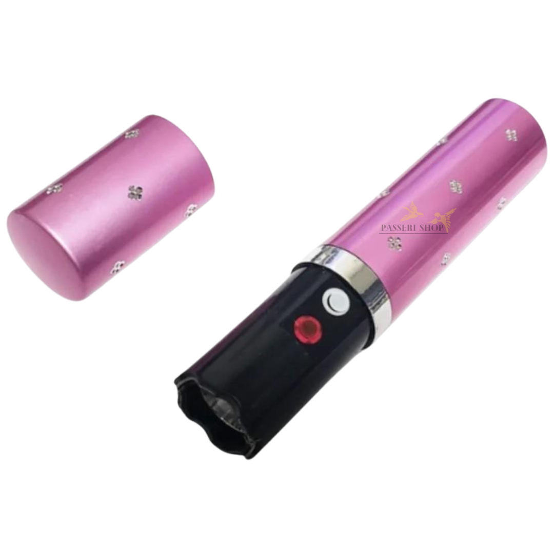 Shocker dissimulé en rouge à lèvres rose 2 000 000 volts avec lampe LED - Praga